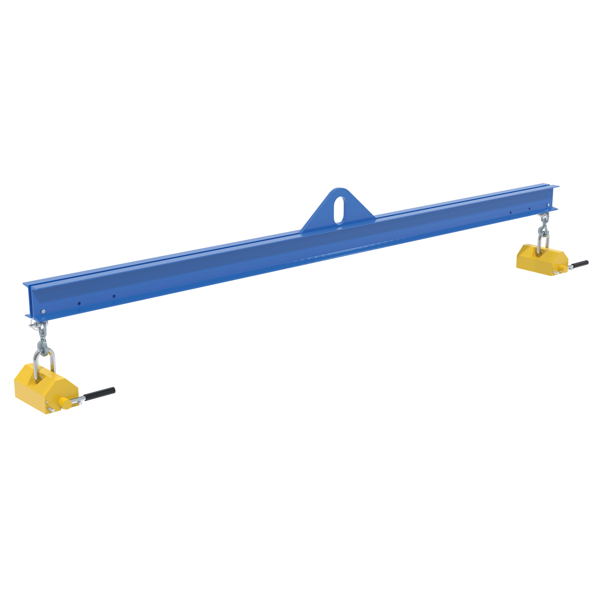 Vestil Steel Magnetic Spreader Beam 120 In Length 2,000 Lb. Capacity Blue